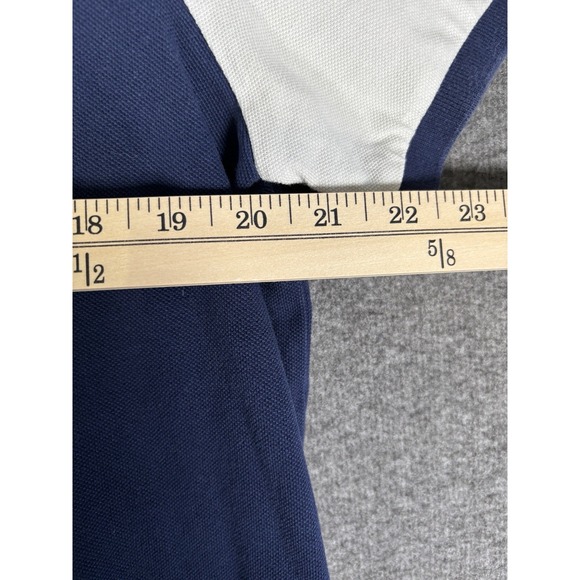 Polo Ralph Lauren Polo Shirt Big Pony #4 Custom Slim Fit Cotton Blue Mens XL - Picture 6 of 6